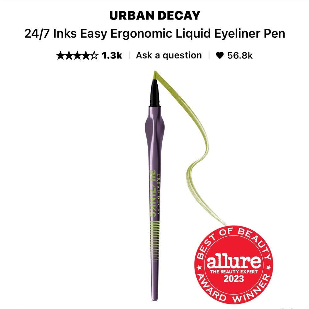 Urban decay FREAK water resistant eyeliner